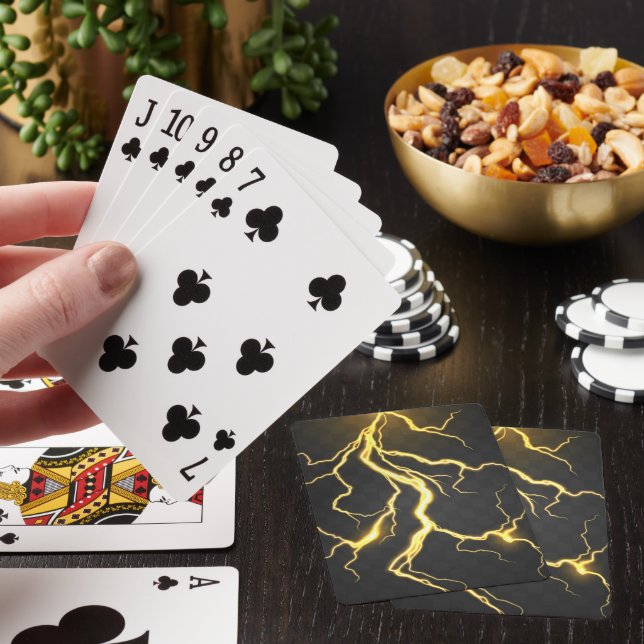 Blixtkort Poker Kort Casinokort (På plats)
