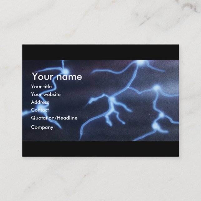 Blixtmålning Visitkort (Framsida)