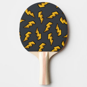 Blixtmönster Pingisracket