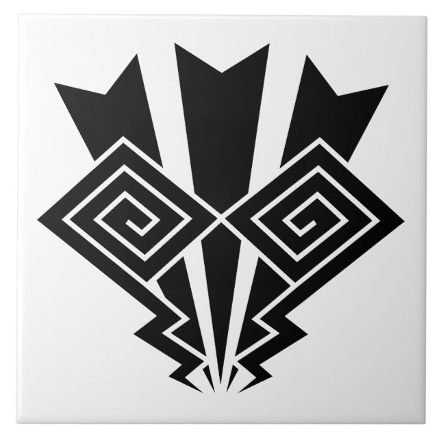 Blixtnedslag Kakelplatta (Framsidan)