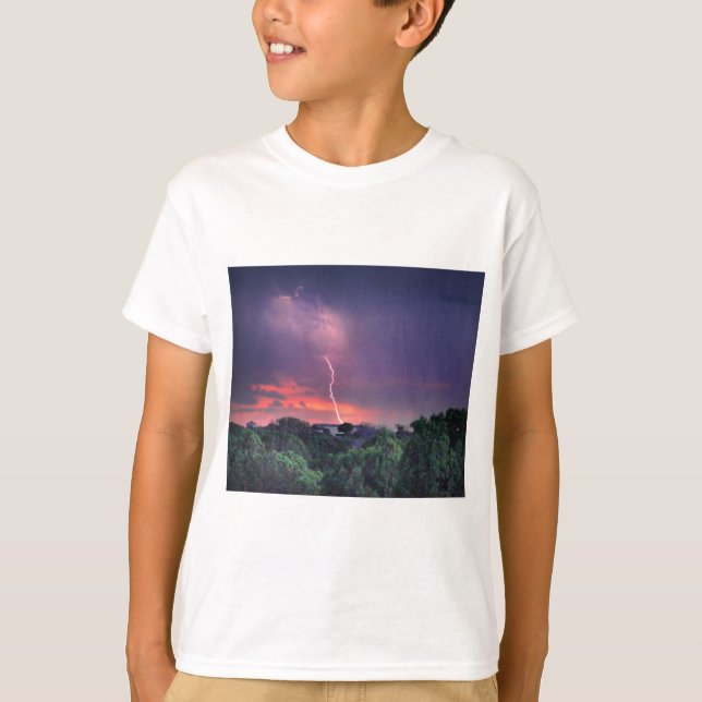 Blixtnedslag, Strejka T-shirt (Framsida)