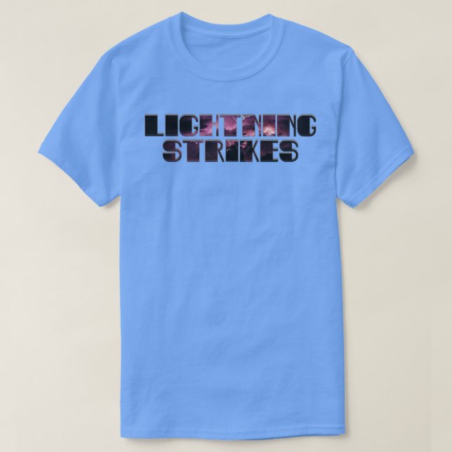 Blixtnedslag, Strejkor T Shirt (Design framsida)