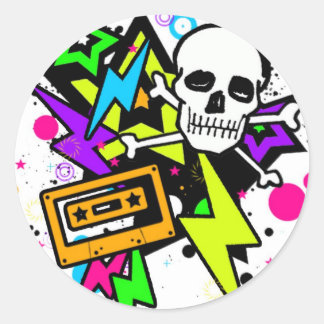 Blixtplatta klistermärken