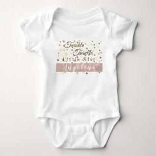 Blixtrande lilla stjärna t shirt