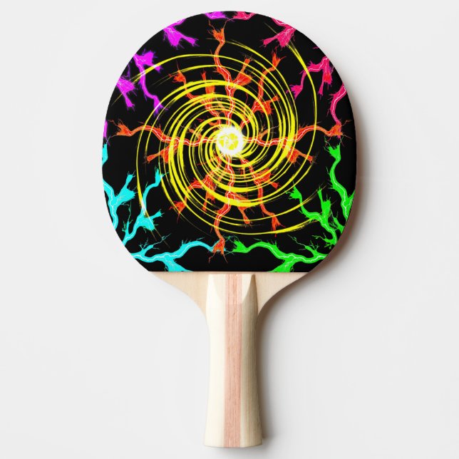 Blixtrorkanen Ping Pong Paddle Pingisracket (Framsidan)