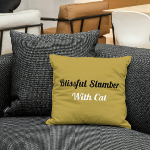 Blixtslam med katt Personlig Pet Cute Cute Kudde