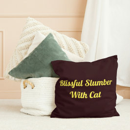 Blixtslam med katt Personlig Pet Cute Cute Kudde