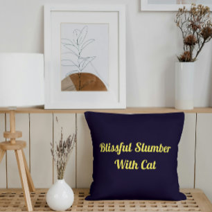 Blixtslummer med Cat Personlig Pet Dreams Kudde