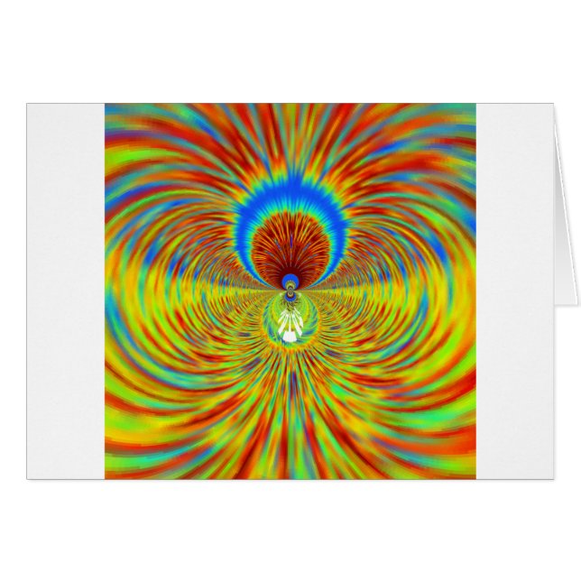 Blixtsnabb brandgrafikondesigner hälsningskort (Framsidan Horizontal)