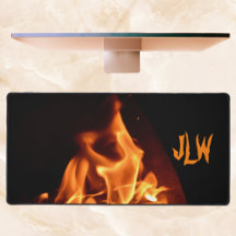 Blixtsnabb Hett Flames Photographic Black