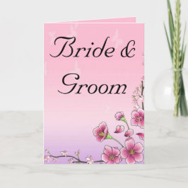 Blixtstarka Blommar Whimsical Bröllop personalize Kort