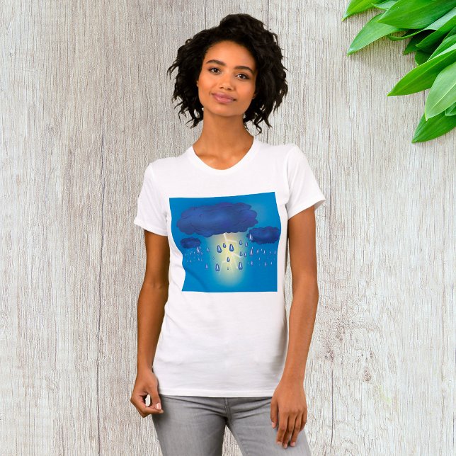 Blixtstorm Dam T-Shirt (Skapare uppladdad)