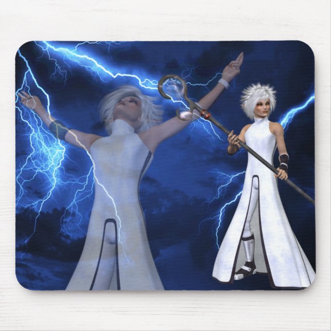 Blixtstorm - Fantasy/Anime Mousepad Musmatta (Framsidan)