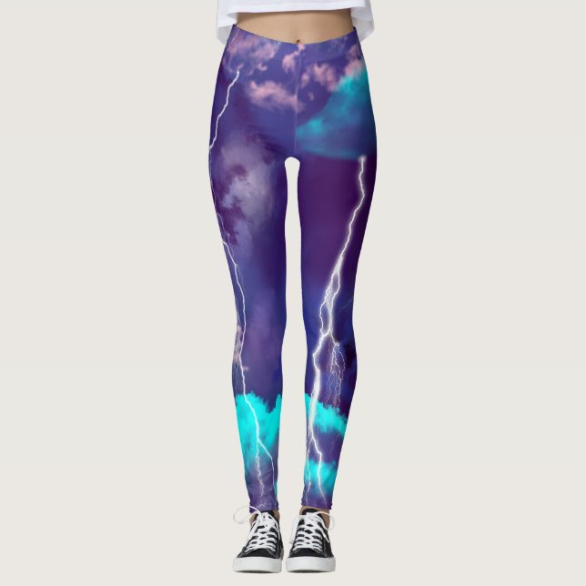 Blixtstorm Leggings (Framsida)