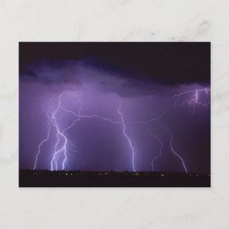 Blixtstorm Vykort