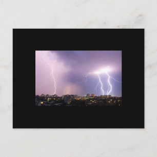 Blixtstorm Vykort