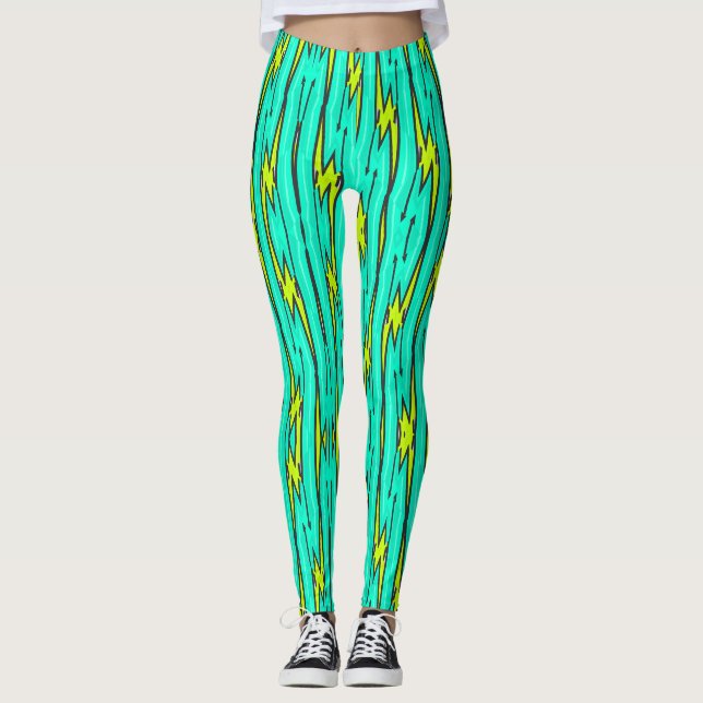Blixtstreck Leggings (Framsida)