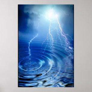 Blixttryck Poster
