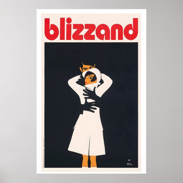 Blizzand Embrace Vintage Reklamplakat Poster (Framsidan)