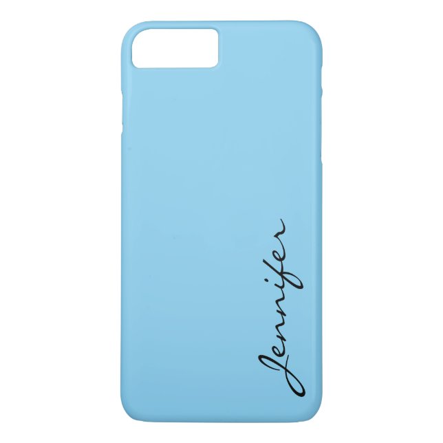 Blizzard Blue färgbakgrund Case-Mate iPhone Skal (Baksida)