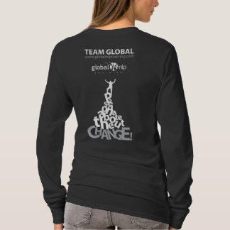 Blk för skjorta för damlångärmad T T-shirt