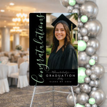 BLK & GREEN 2026 | Grad Signatur Foam Board
