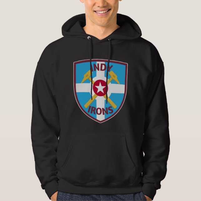 BLK hoodie Indy Järn (Framsida)