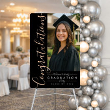 BLK & ORANGE 2026 | Grad Signatur Foam Board