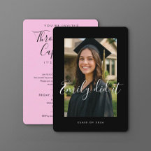 BLK & PINK 2026 | Exameninbjudan med foto
