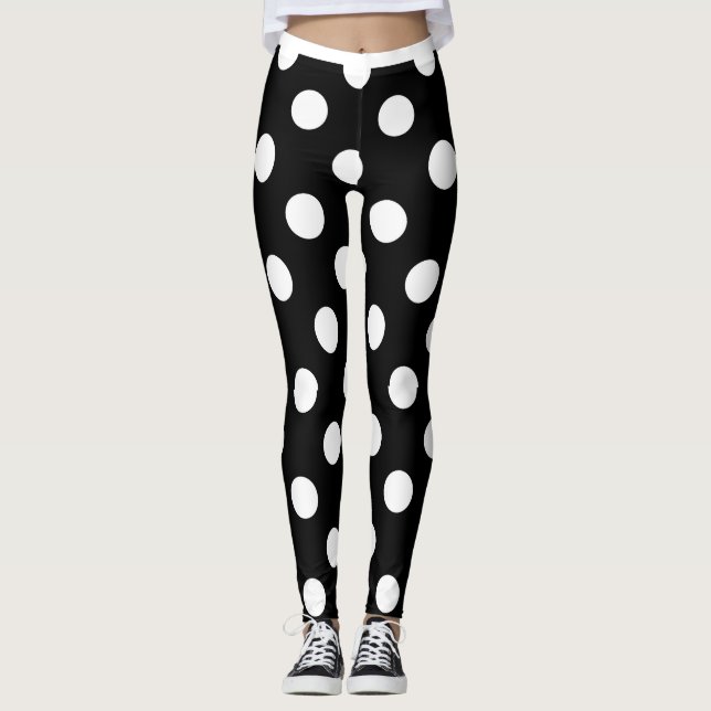 Blk Polka Leggings (Framsida)