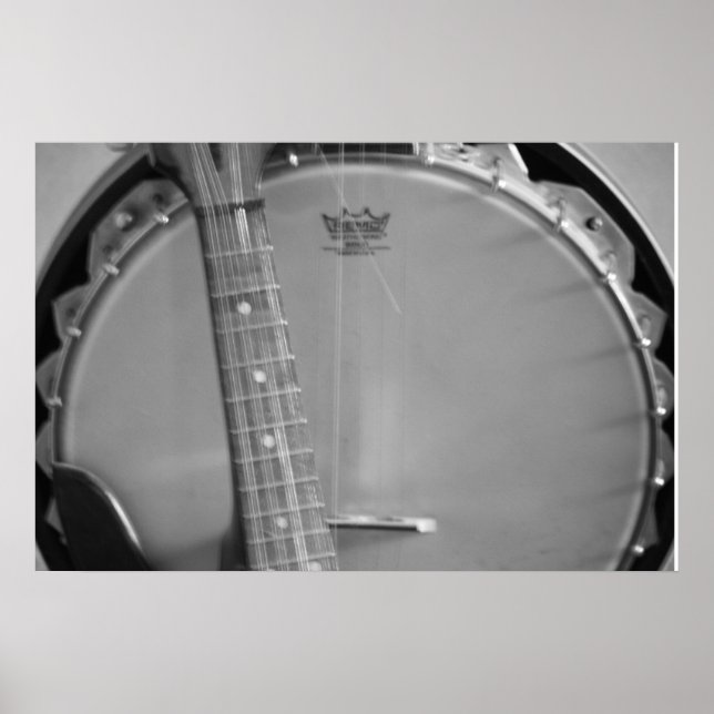 Blk & Wht Banjo poster (Framsidan)