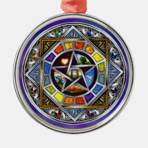 Blkning av Inslag Premium Round Ornament
