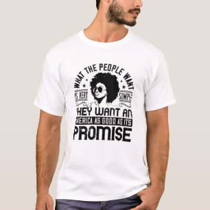 BLM - Amerika lika bra som sitt löfte T Shirt