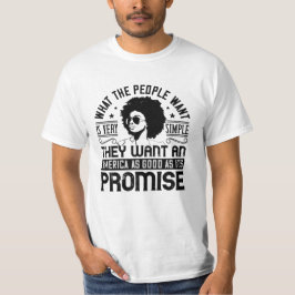 BLM - Amerika lika bra som sitt löfte T Shirt