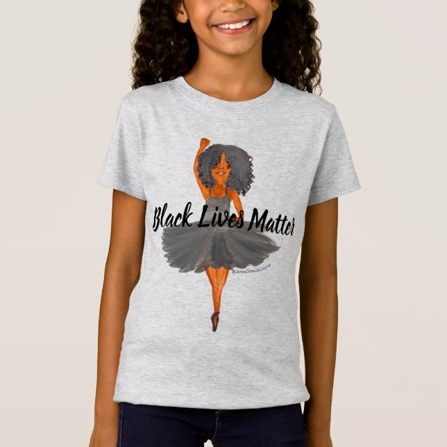 BLM Black Ballerina T-Shirt (Framsida)
