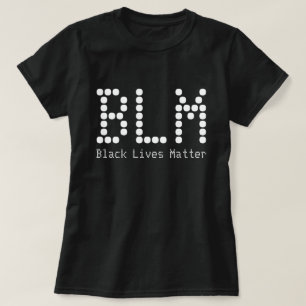 BLM Black Lives Matter Customized Namn and Text T Shirt