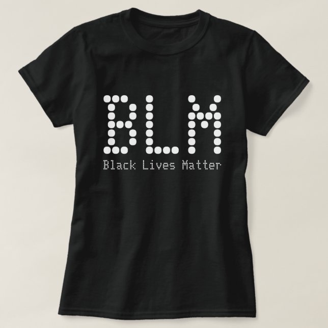 BLM Black Lives Matter Customized Namn and Text T Shirt (Design framsida)