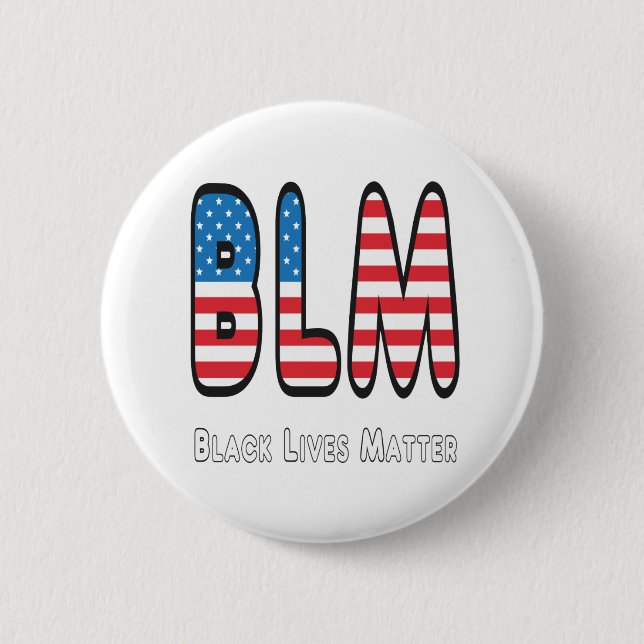 BLM Black Lives Matter Knapp (Framsida)