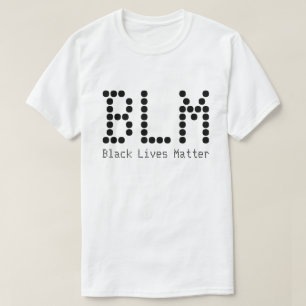 BLM Black Lives Matter Namn och Text Anpassade T Shirt