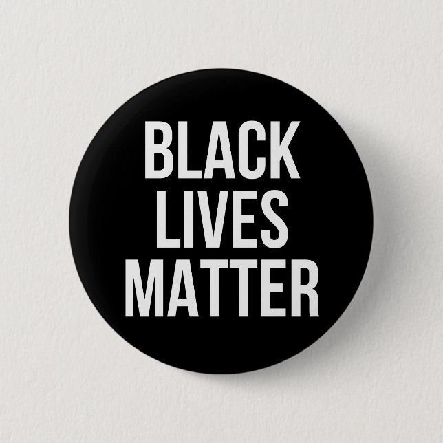 BLM Black Lives Matter Pin Button Badge Knapp (Framsida)