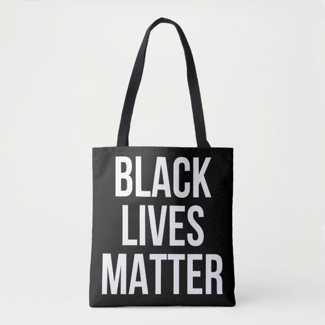 BLM Black Lives Matter Totes Bag Tygkasse (Framsida)