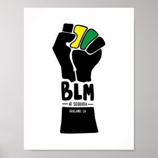 BLM-design - andra ställe av Emma Givler Poster