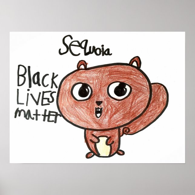 BLM-design - Camila Akwabi-Ameyaw Poster (Framsidan)