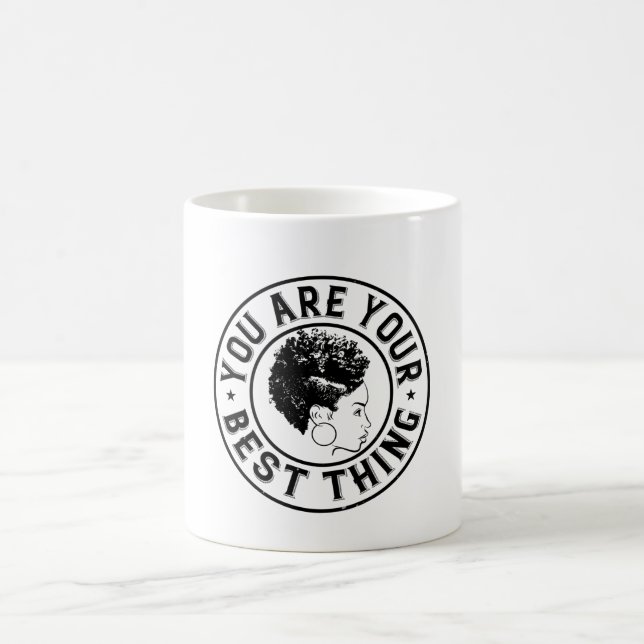 BLM - Du är din bästa sak Kaffemugg (Center)