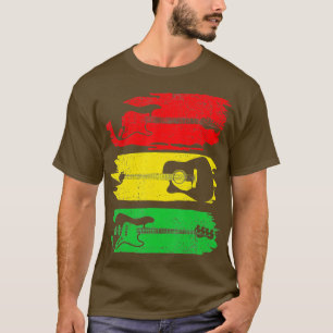 BLM Gu, svart historik för elektriskt agoustiskt b T Shirt