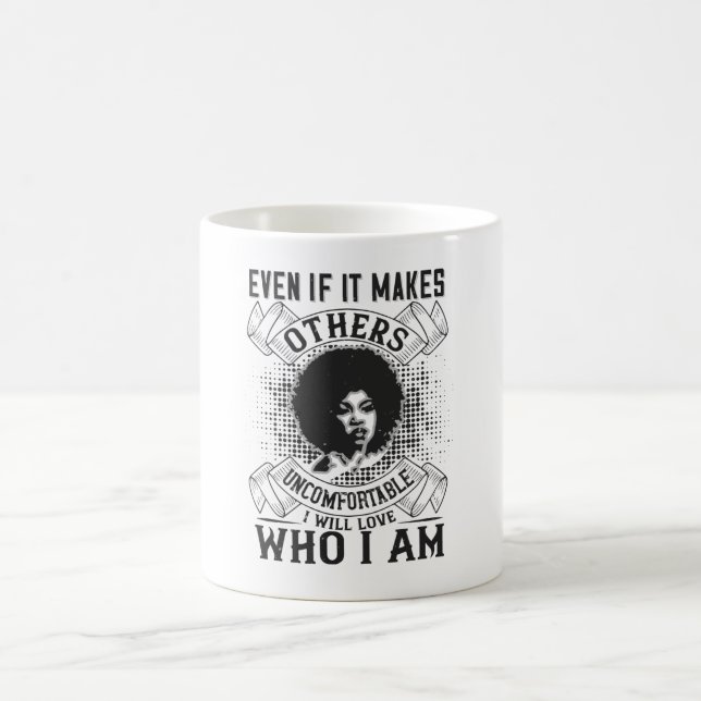 BLM - Jag kommer att älska vem jag är Kaffemugg (Center)