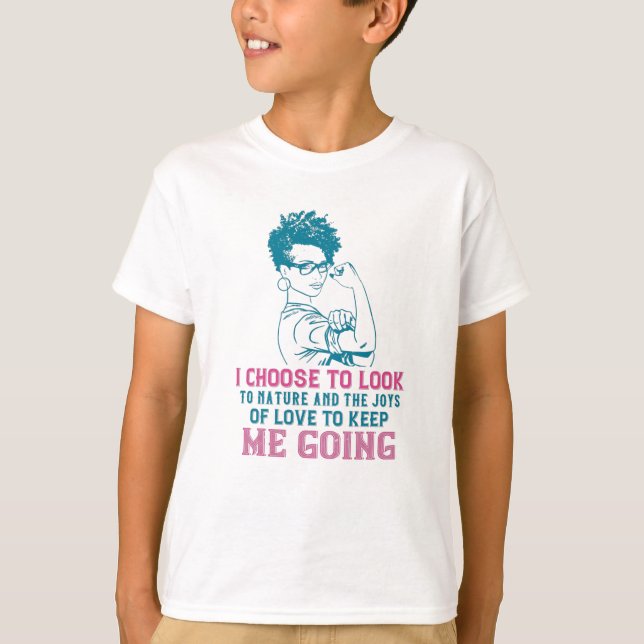 BLM - Kärlek och Natur Behålla mig T Shirt (Framsida)