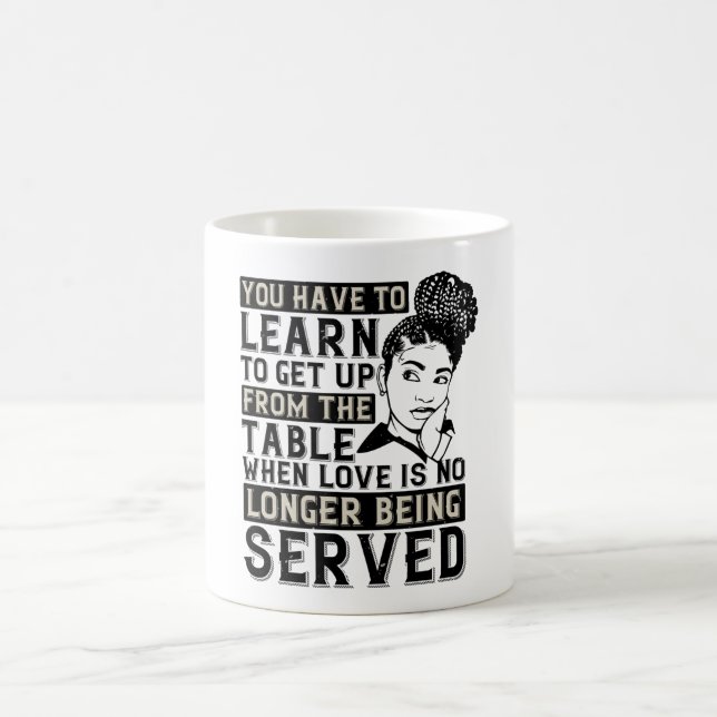 BLM - Kom upp när ingen kärlek serveras Kaffemugg (Center)