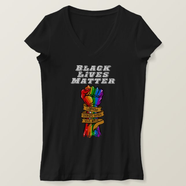Blm lgbt-pride t shirt (Design framsida)
