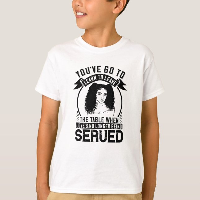 BLM - Res dig när ingen kärlek visas T Shirt (Framsida)
